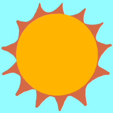 A bright sun with a black circle moving over it to block the light, with the caption: Don't let democracy go dark